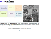 Tablet Screenshot of nanostructures.com